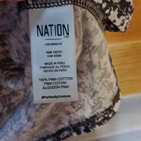 Nation LTD Eve Top L nwot - Picture 6 of 9